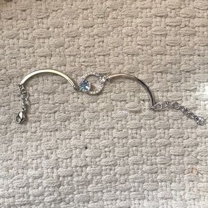 Swarovski bracelet. Silver